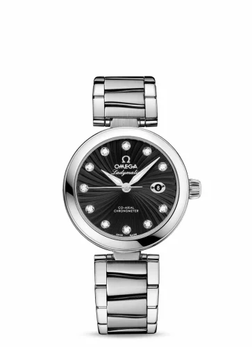 Omega LadyMatic Co-Axial 34 Stainless Steel / Black / Bracelet 425.30.34.20.51.001 (42530342051001)